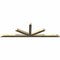 Ekena Millwork Saratoga Rough Sawn Timber Gable Bracket, Douglas Fir, 108"W x 31 1/2"H x 4"D x 4"F, 7/12 Pitch GBW108X31X0404SAR00RDF - alternate 4
